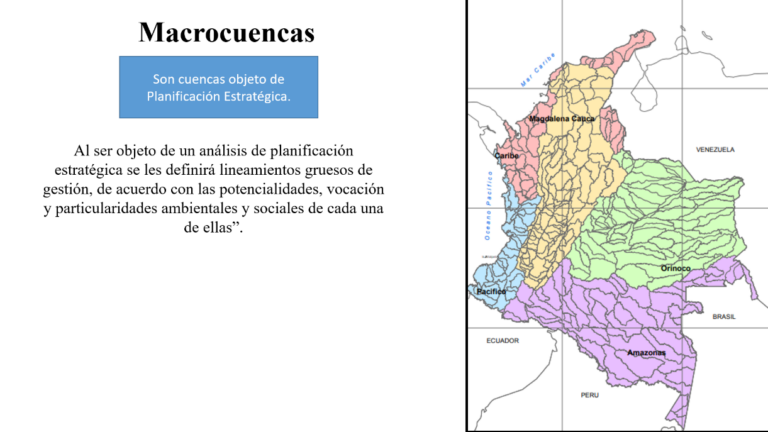 macrocuencas de colombia